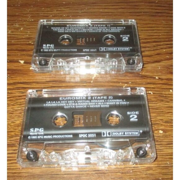 Euromix 2 (2 cassettes) on cassette (SPG Music, 1995) Rare!! - Picture 4 of 4